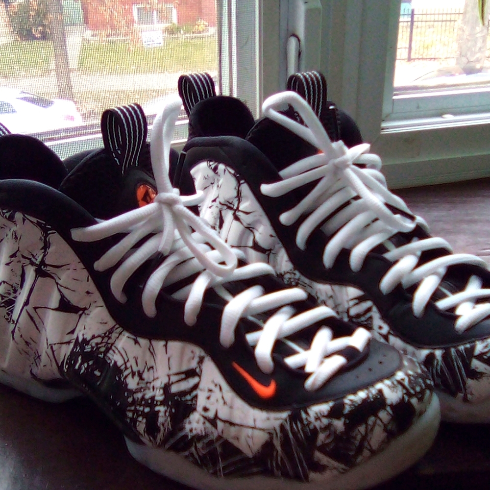 Foam posits shattered backboard penny hardways